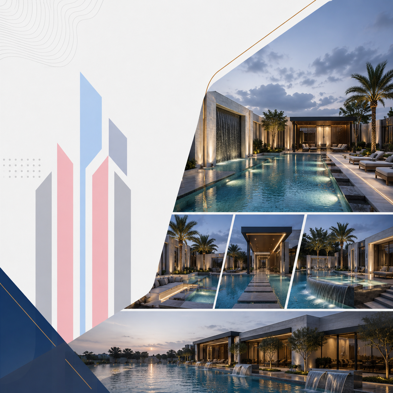 مقاول مسابح وتصميم مسابح فلل بالرياض