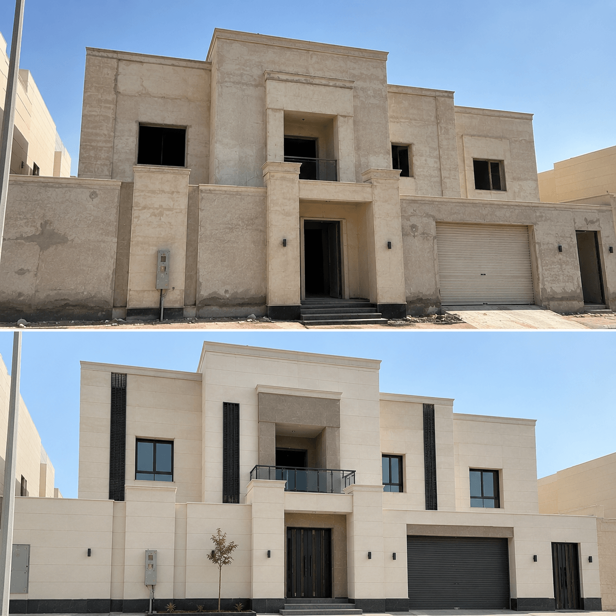 ترميم الواجهات (تم التسليم)