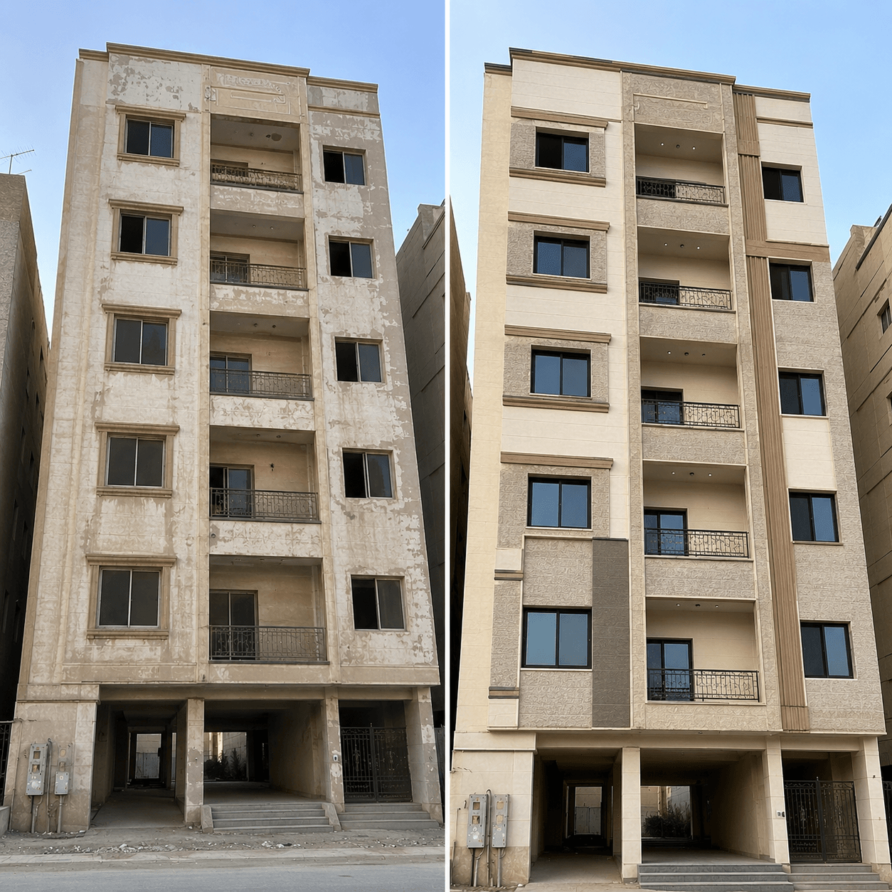 ترميم الواجهات (تم التسليم)