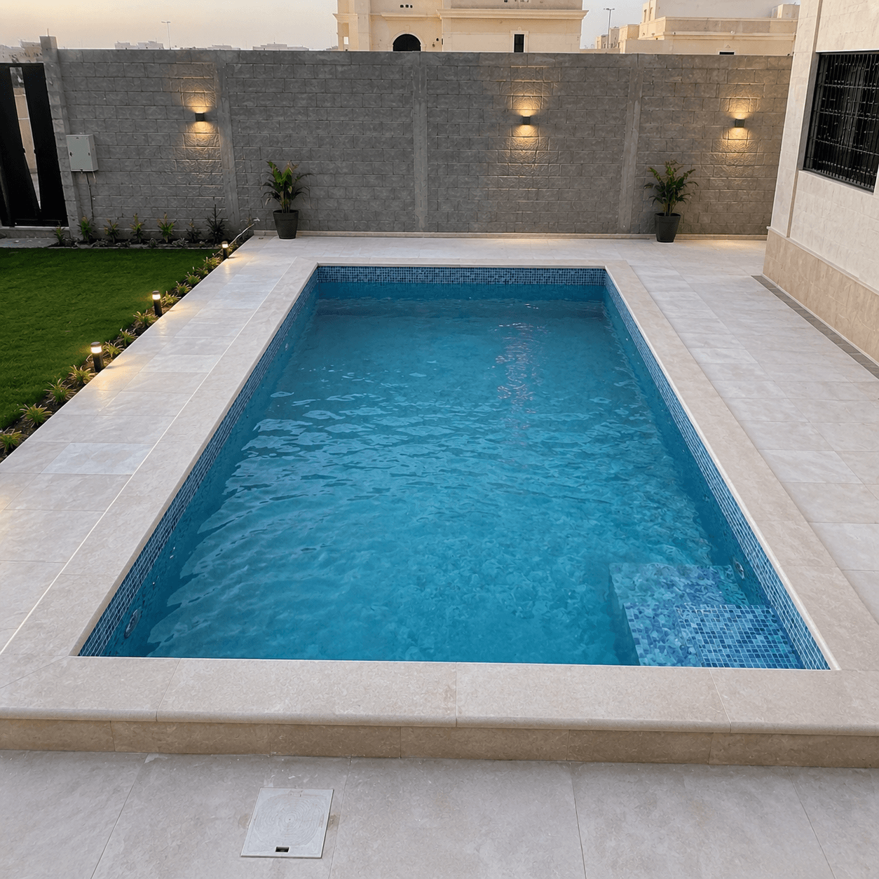 مسبح بعد التنفيذ