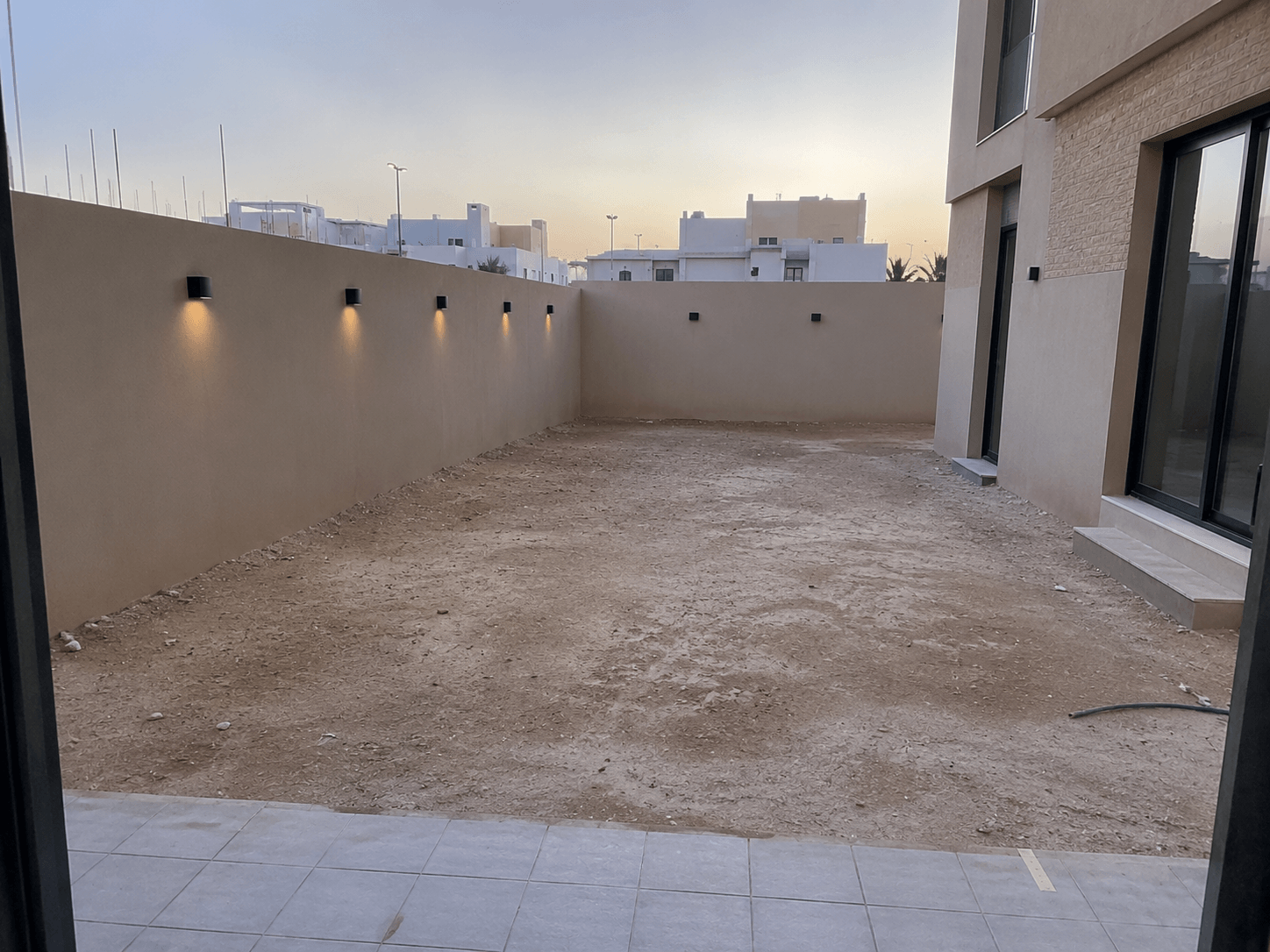 ديكور برجولة حديقة - قبل